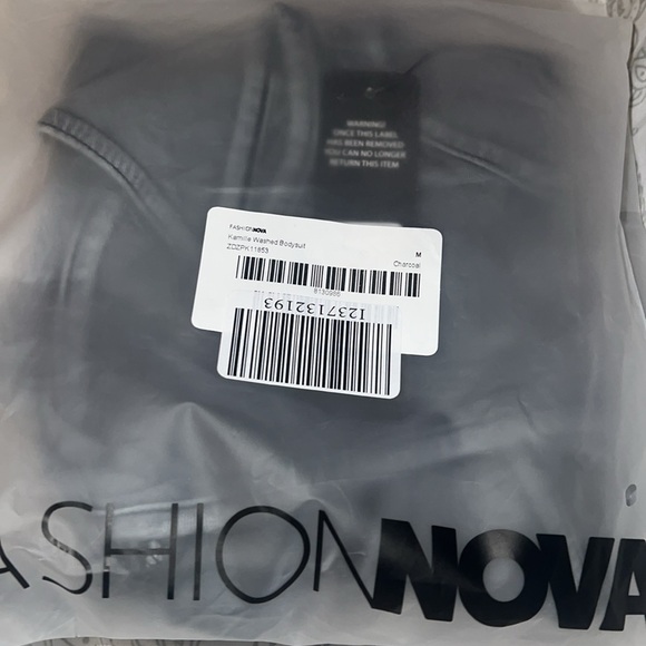 Kamille Washed Cut Out Bodysuit | Charcoal | NEW/NWT!!🖤🔥🖤🔥 - Picture 9 of 9